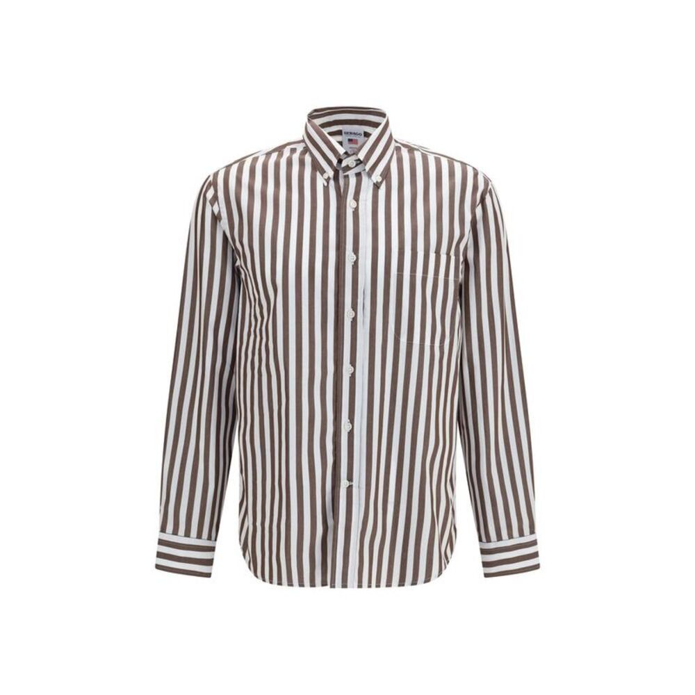 Sebago Brown Cotton Men's Shirt